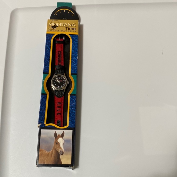 COWGIRLS RULE MONTANA TIME YOUTH WATCH - Picture 2 of 8